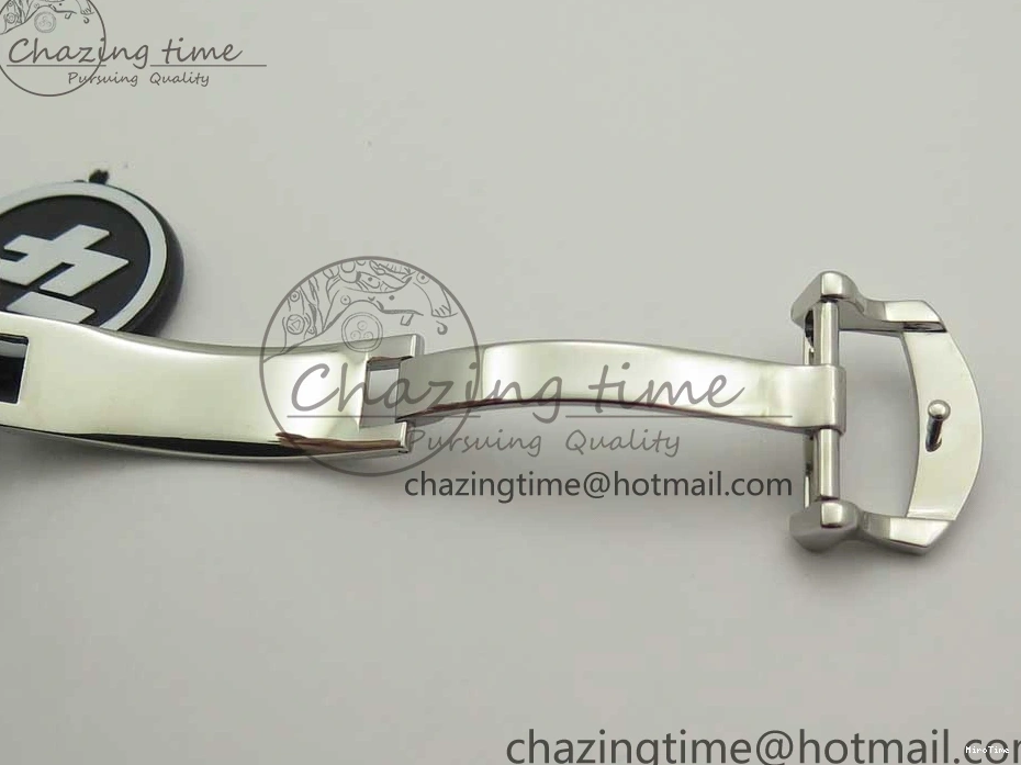 MIROTIME 0327 Snug Portofino IW391022 SS ZK 1:1 Best Edition White Dial Gold Markers On Black Leather Strap A 7130